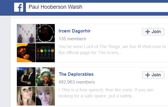facebook groups for paul